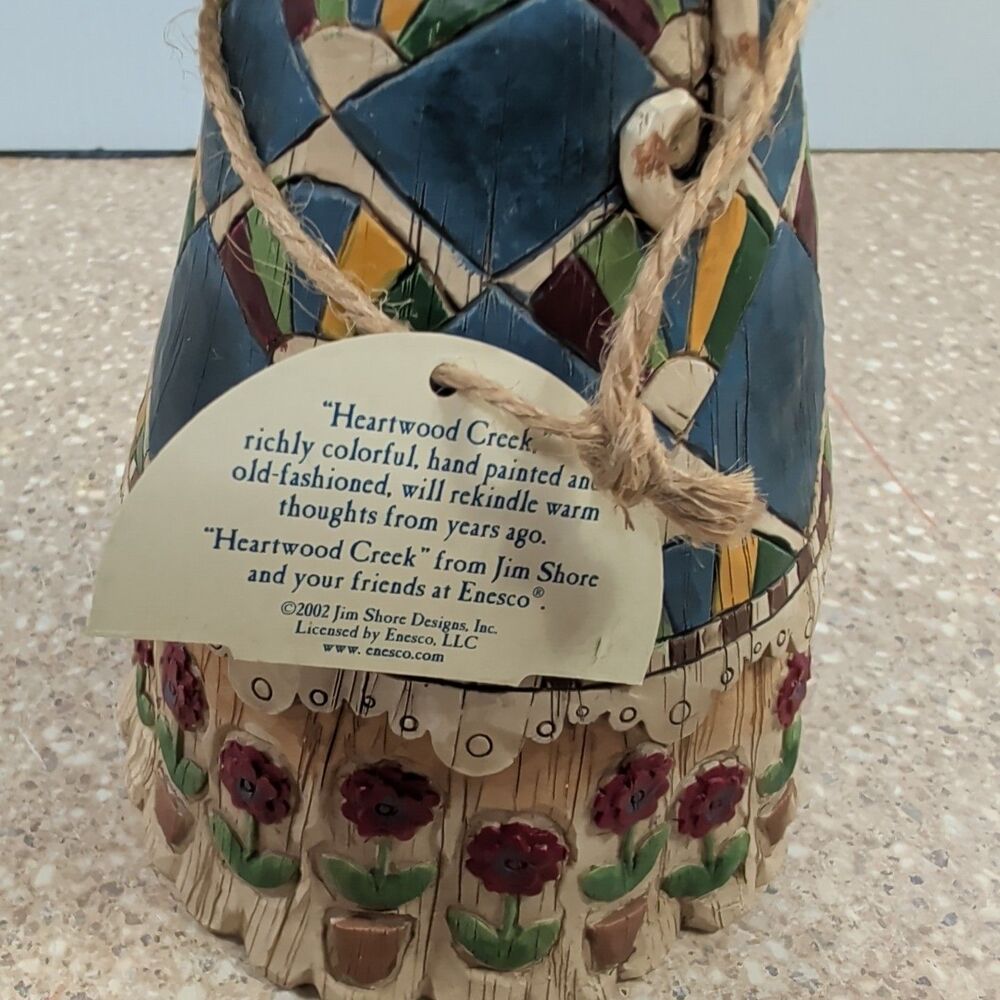 Vintage 2002 Jim Shore Heartwood Creek Angel Figurine #105170 Girl with Cat 8" - Picture 11 of 11